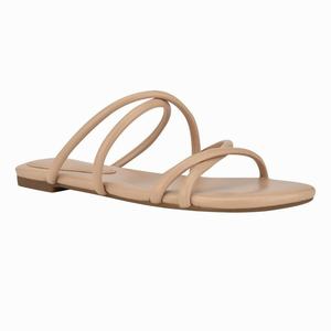 Nine West Beva Flat Slides - Pink - Ireland (TE0427159)